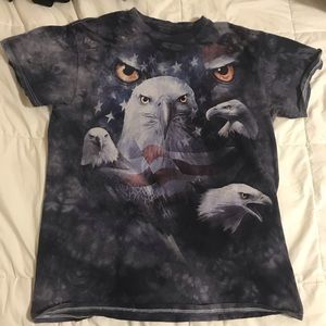 American Bald Eagle Tie-Dye T-Shirt